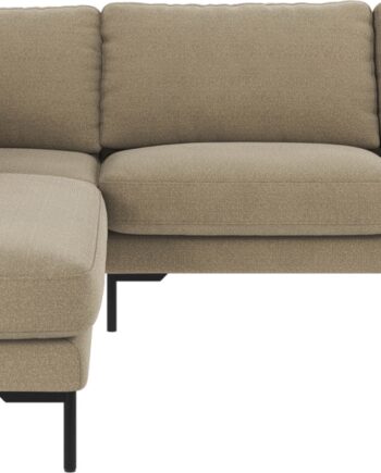 Hjørnesofa Sofa Rowico Corwin Venstrevendt Rita 109 Mørk Beige Stof H83b266d226