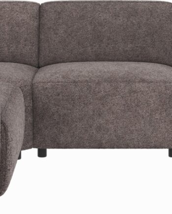Hjørnesofa Sofa Rowico Willard Anna Mørkegrå Modulopbygget Stof 297x219