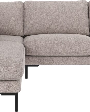 Hjørnesofa Sofa Venstrevendt Rowico Corwin Gråt Max 180 Stof Med Metalramme