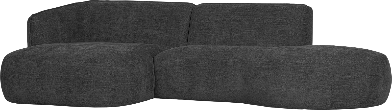 Hjørnesofa Venstrevendt Woood Polly Grå Polyester Sofa 150x278