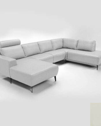 Hjort Knudsen Napoli Sofa Semianilin Læder Semianalin 317 White