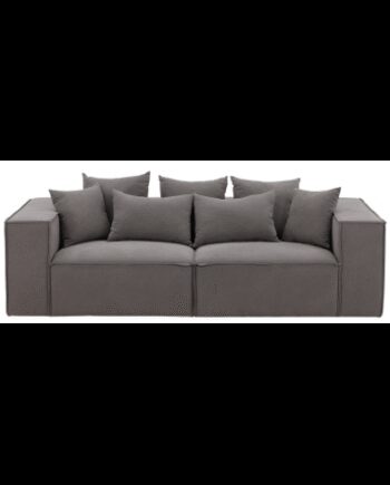 Holm Personers Sofa Linned 232 116 Grå