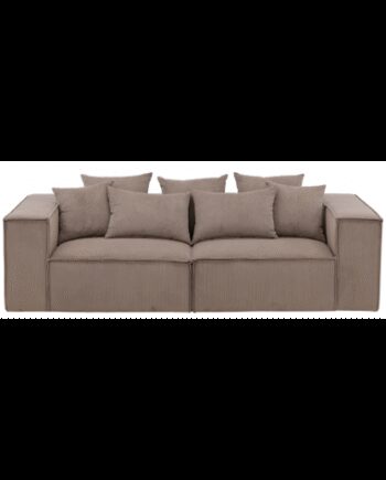 Holm Personers Sofa Ripcurl Polyester 232 116 Brun