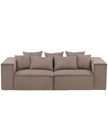 Holm Personers Sofa Ripcurl Polyester 232 116 Brun