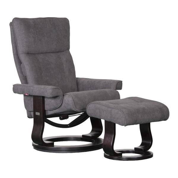 Homeville Denver Stof Antracit 82x80x108cm