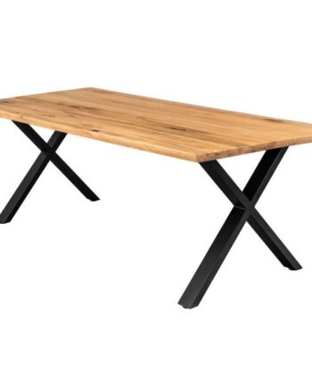Homeville Firenze Lys Med Krydsben Planke 200x95x71cm
