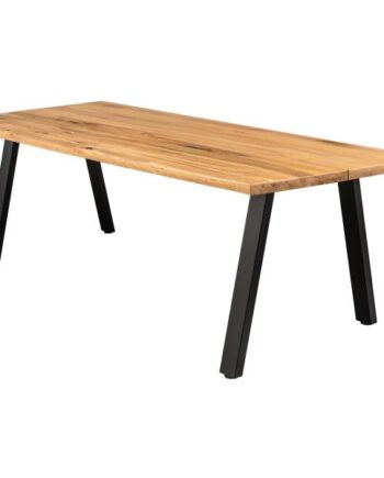 Homeville Firenze Med Skråben 220x95x74cm Natur Sort 220x95x74cm