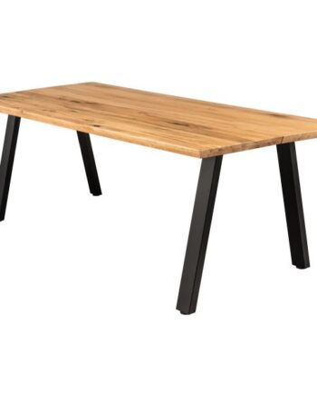 Homeville Firenze Med Skråben 200x95x74cm Natur Sort 200x95x74cm