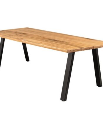 Homeville Firenze Med Skråben 240x95x74cm Natur Sort 240x95x74cm