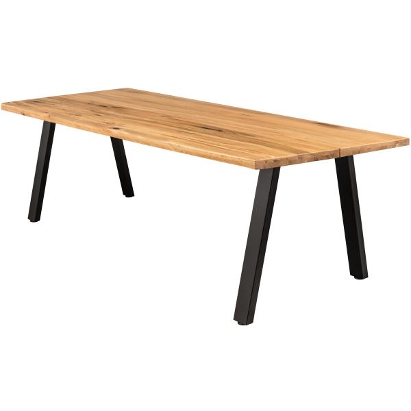 Homeville Firenze Med Skråben 240x95x74cm Natur Sort 240x95x74cm