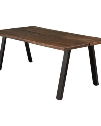 Homeville Firenze Med Skråben 200x95x74cm Smoked Sort 200x95x74cm