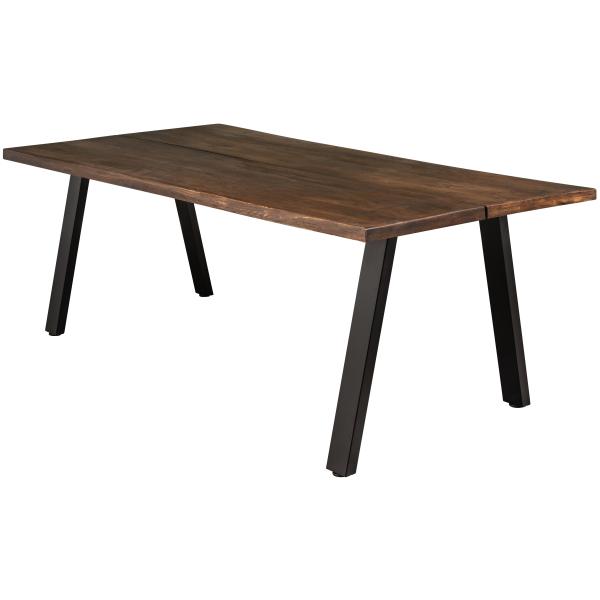 Homeville Firenze Med Skråben 200x95x74cm Smoked Sort 200x95x74cm