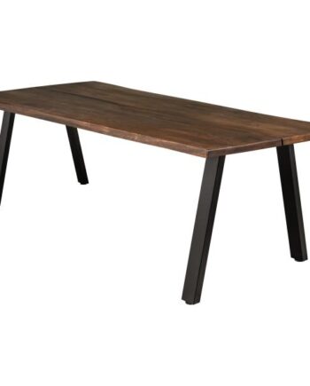 Homeville Firenze Med Skråben 240x95x74cm Smoked Sort 240x95x74cm