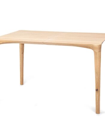 Hoya Spisebord Massiv Egetræ Med Udtræk Størrelser 90x140 190