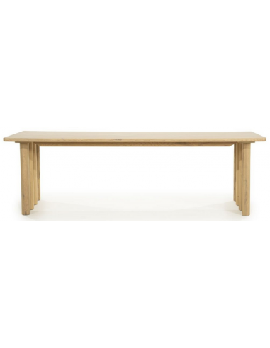Jake Spisebord Massivt Egetræ 250 100