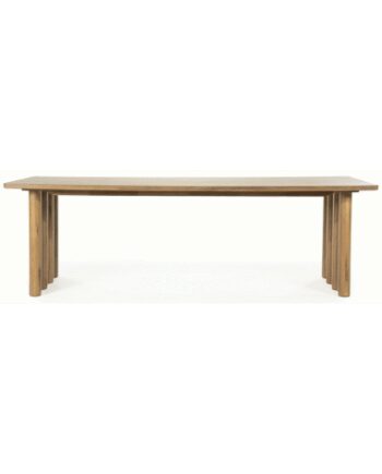 Jake Spisebord Massivt Egetræ 250 100 Brun