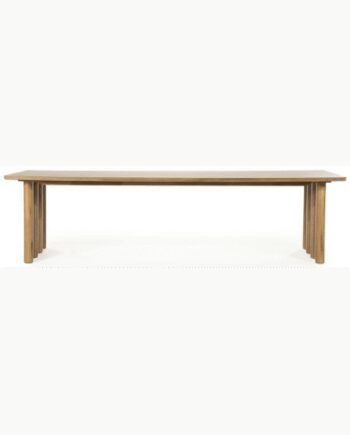 Jake Spisebord Massivt Egetræ 300 100 Brun