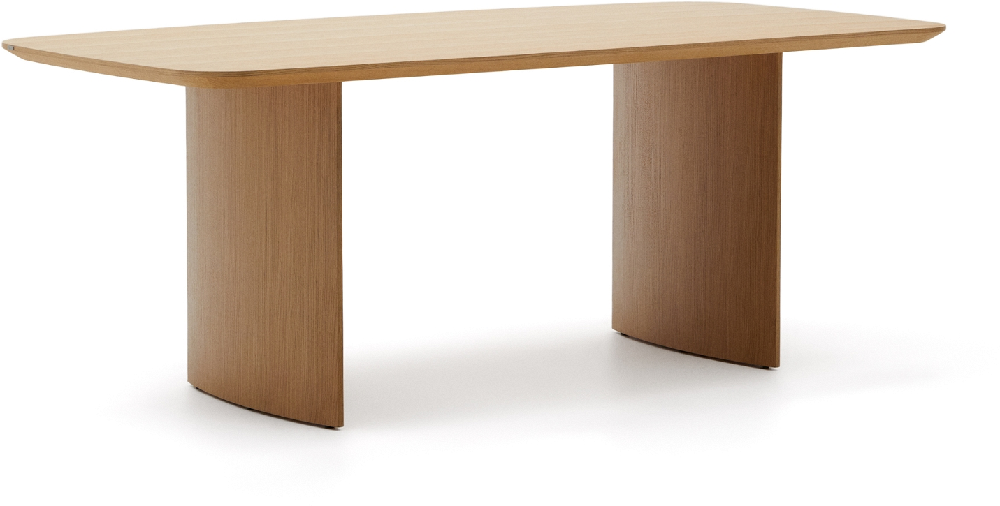 Kave Home Litto Spisebord Egetræsfiner Mdf 200x100 Natur