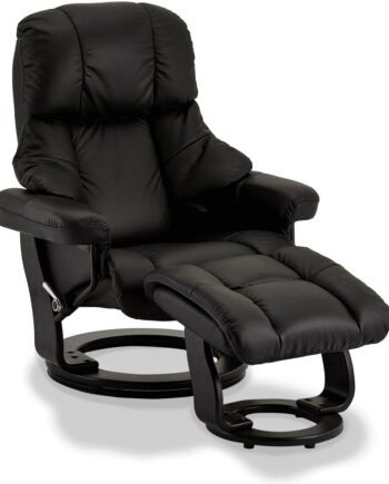Lænestol Hvilestol Nielsen Design Crick Sort Læder H107xb83xl88