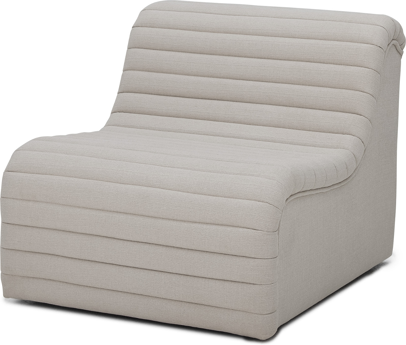 Lænestol Loungestol Bloomingville Allure Natur Polyester Fyrretræ H73xb79xl95