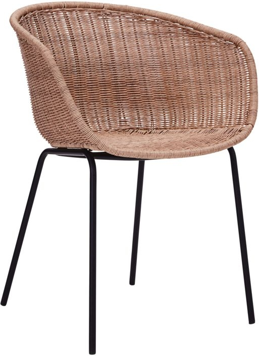 Lænestol Loungestol House Doctor Hapur Naturfarvet Flet Jern H78 B49 D58