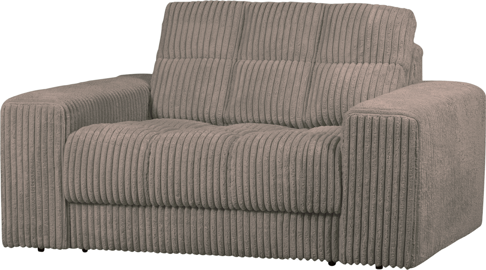 Lænestol Woood Second Date Fløjl Mudder Lounge Stol H78b136d101