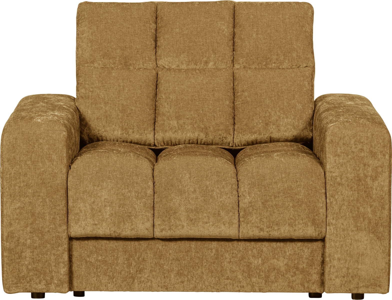 Lænestol Woood Second Date Gul Polyesterstof Lounge Stol H78xb99xd103