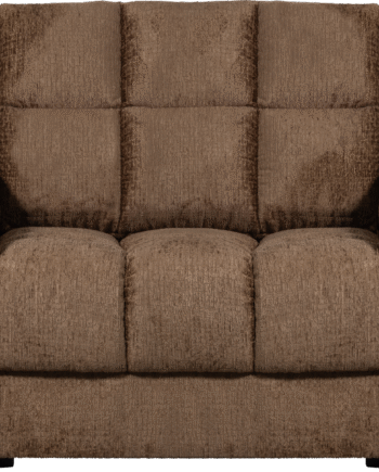 Lænestol Woood Second Date Messingsfarvet Velour Loungestol 103x99x78