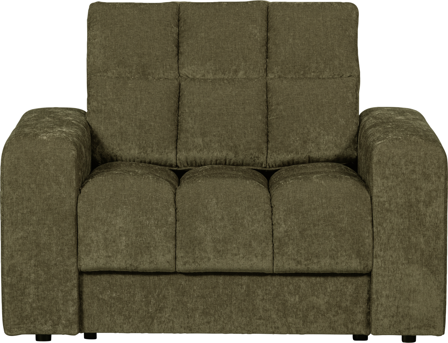 Lænestol Woood Second Date Skulpturel Grøn Polyester Loungestol