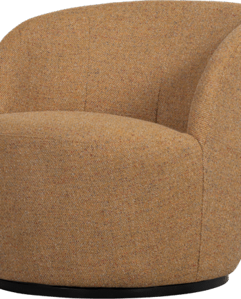Lænestol Woood Serra Karry Fladvævet Polyester Drejestol