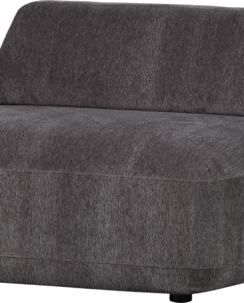 Lænestol Woood Sterck Mørkegrå Polyester Med Justerbar Rygpude H70xb100xd116