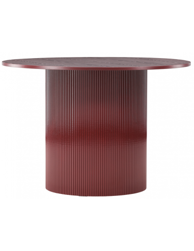 Leno Rundt Spisebord Mdf H75 ø110 Bordeaux