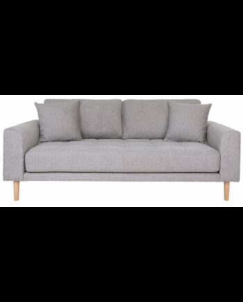 Lide Personers Sofa Polyester 180 Natur Lysegrå