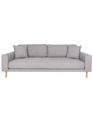 Lide Personers Sofa Polyester 210 Natur Lysegrå