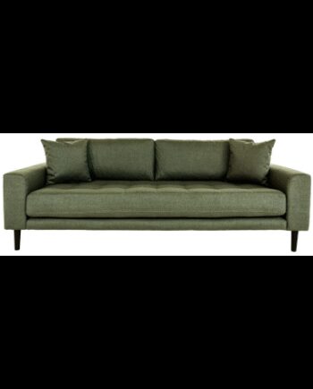 Lide Personers Sofa Polyester 210 Sort Olivengrøn