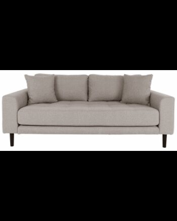 Lide Personers Sofa Polyester 180 Sort Stengrå