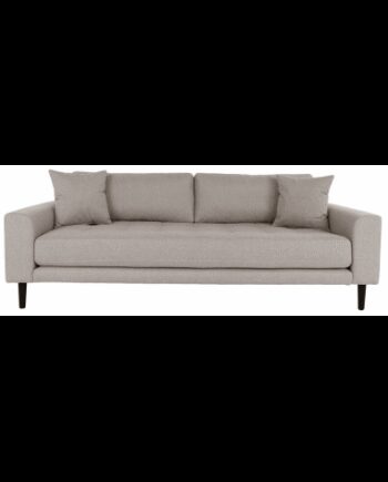 Lide Personers Sofa Polyester 210 Sort Stengrå