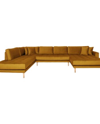 Lido Sofa Sennepsgul Velour