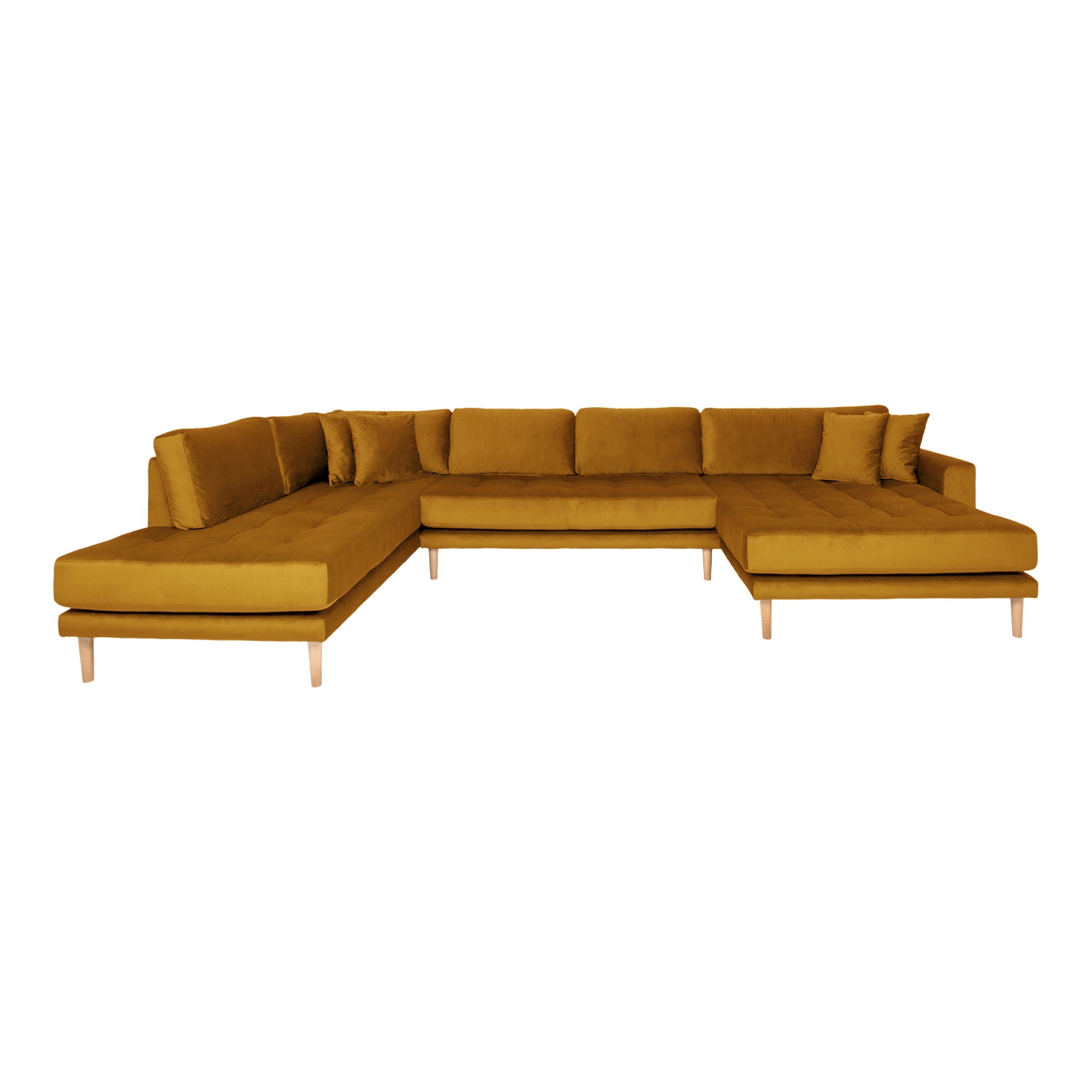 Lido Sofa Sennepsgul Velour