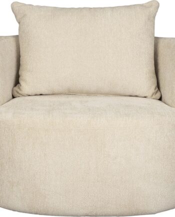 Loungestol Dutchbone Rocca Lænestol Lysgrå Polyester Skum H83 B107 D92
