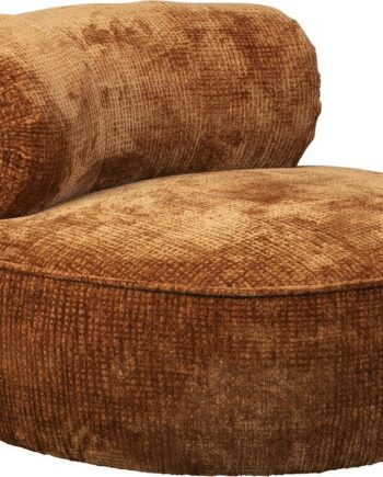 Loungestol Dutchbone Tilbury Rødbrun Polyester Stof Lænestol