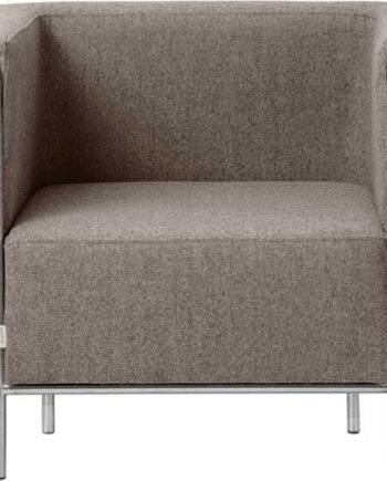 Loungestol Lænestol Kristina Dam Modernist Grå økologisk Uld H70xb77xl87