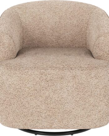 Loungestol Lænestol Rowico Dermot Drejbar Gyngefunktion Lysebeige Anna Polyester Fsc Mix Certificeret