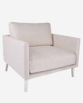 Loungestol Med Allweather Hynder Beige