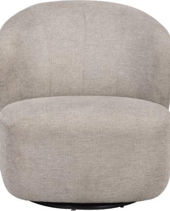 Loungestol Rowico Roselawn Lænestol Beige Stof Fsc Krydsfinr 360 Drejefunktion