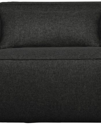 Loungestol Woood Exclusive Bean Mørkegrå Lænestol Slidstærkt Mlange Stof 98146 Vand Pletafvisende
