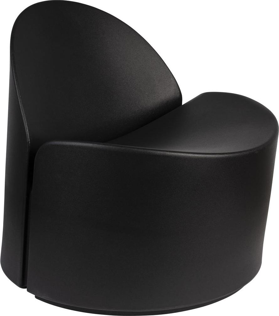 Loungestol Zuiver Bloom Ecopixel Antracit 72x69x70 Lænestol