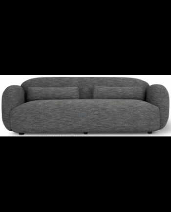 Luusar Personers Sofa Polyester Træ B233 Antracit