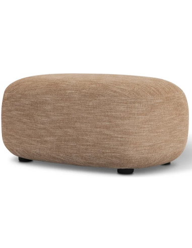 Luusar Puf Til Sofa Eller Lænestol Polyester Træ Lysebrun