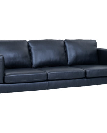 Madrid Sofa Sort Okselæder Personers